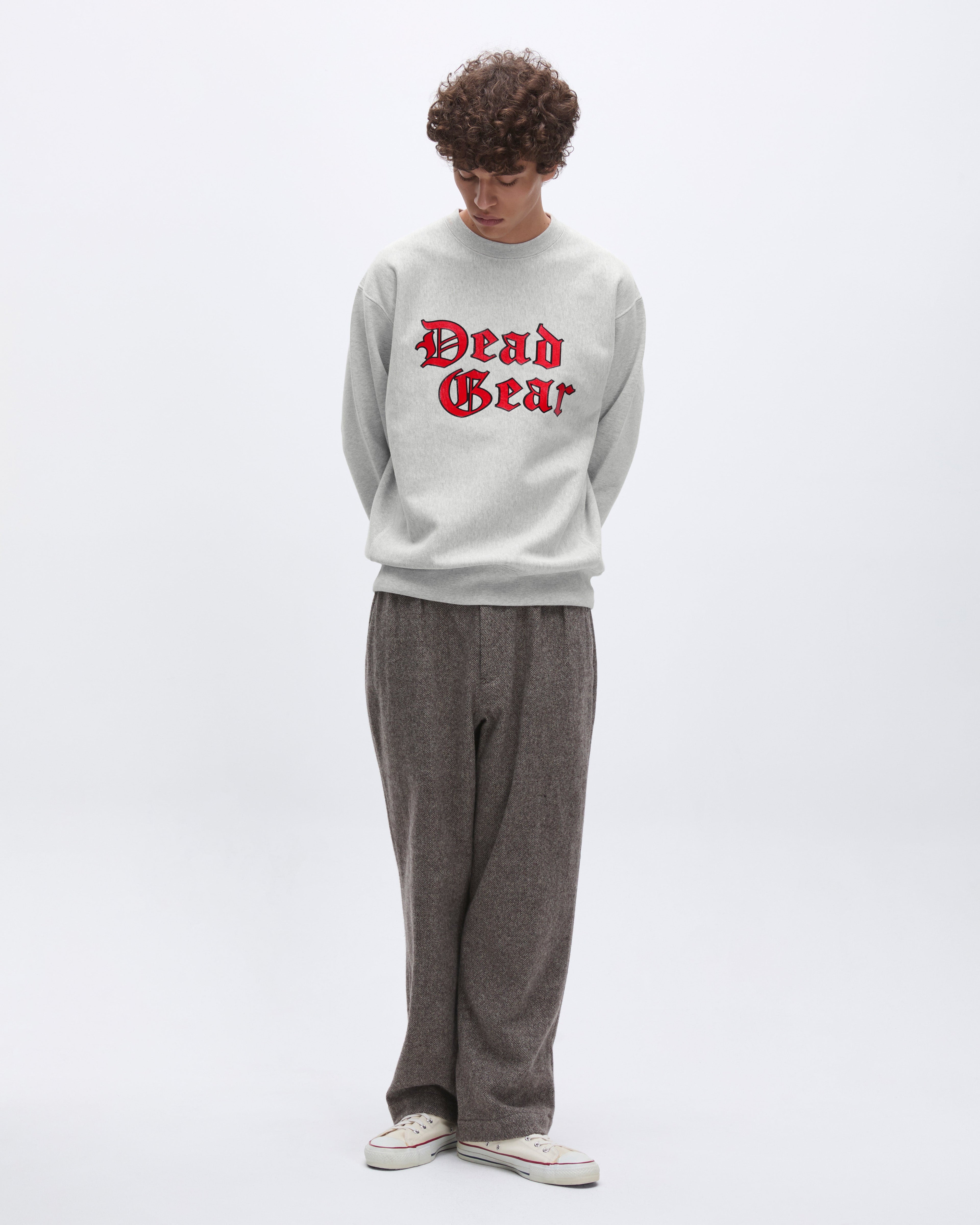Khakis - Dead Gear Crewneck (Heather Grey) product image 6 | TRAB K-Fashion Australia