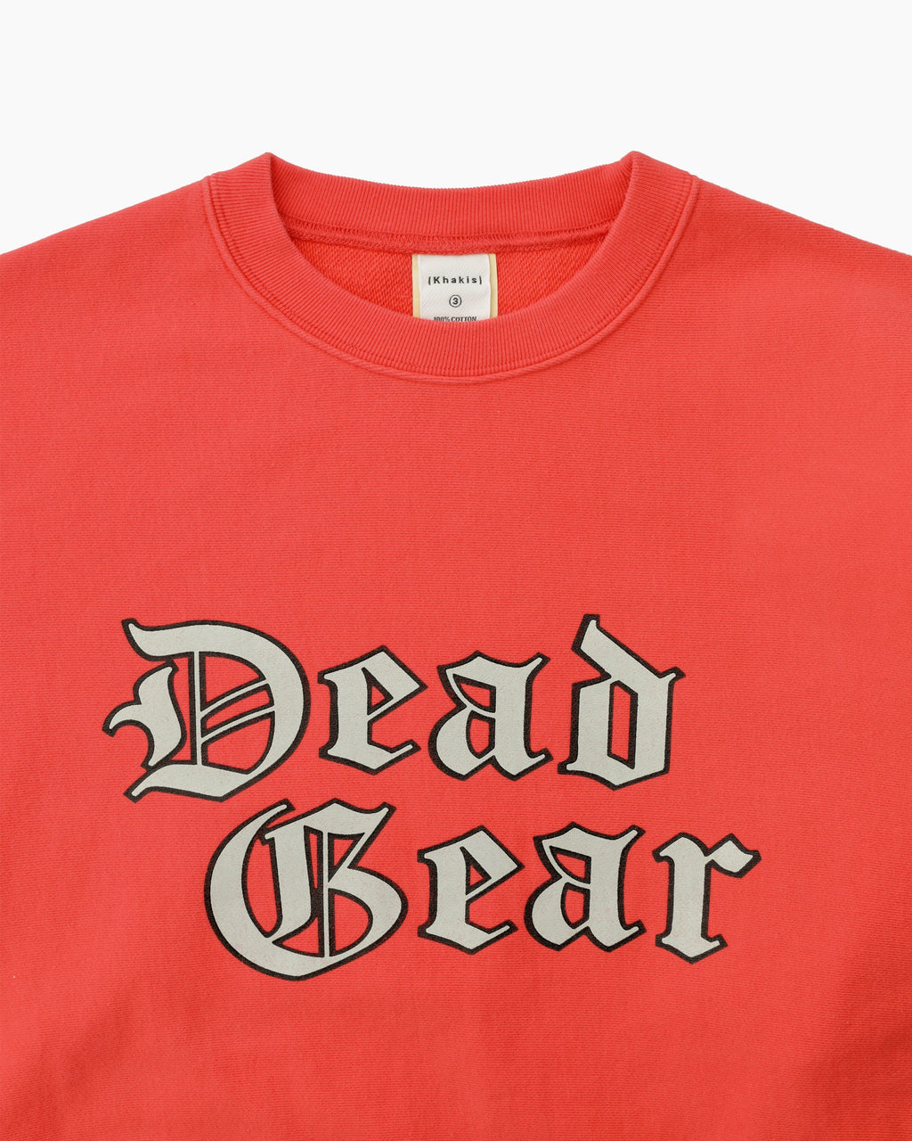 Khakis - Dead Gear Crewneck (Red) product image 2 | TRAB K-Fashion Australia