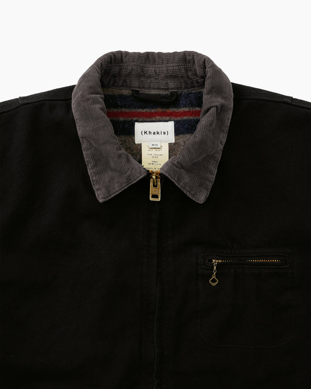 Khakis - Distressed Duck Jacket (Black) product image 2 | TRAB K-Fashion Australia