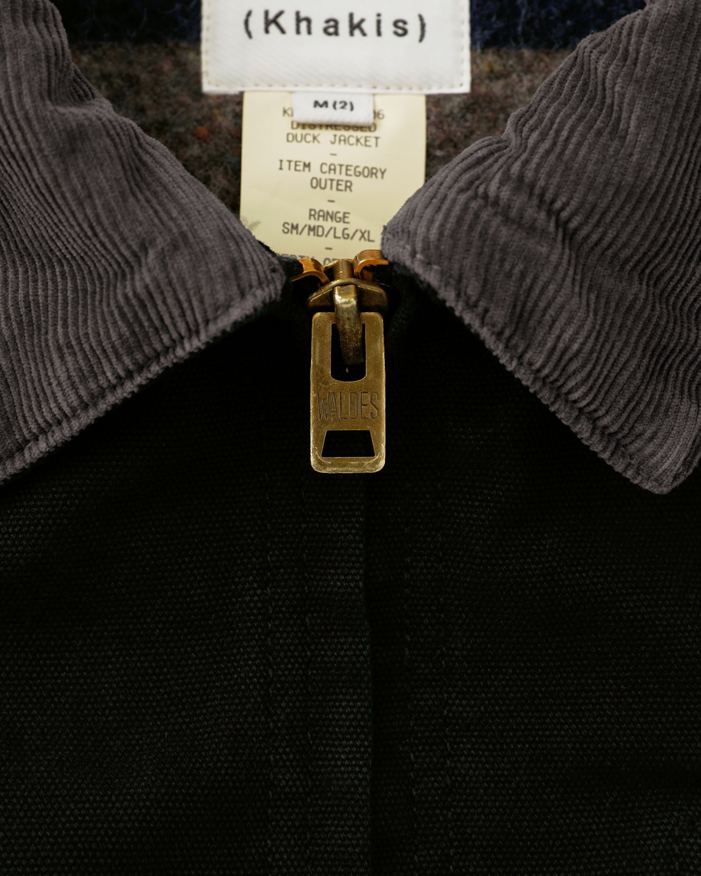 Khakis - Distressed Duck Jacket (Black) product image 3 | TRAB K-Fashion Australia