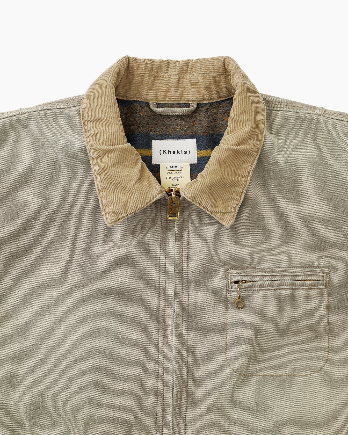 Khakis - Distressed Duck Jacket (Grey) product image 2 | TRAB K-Fashion Australia