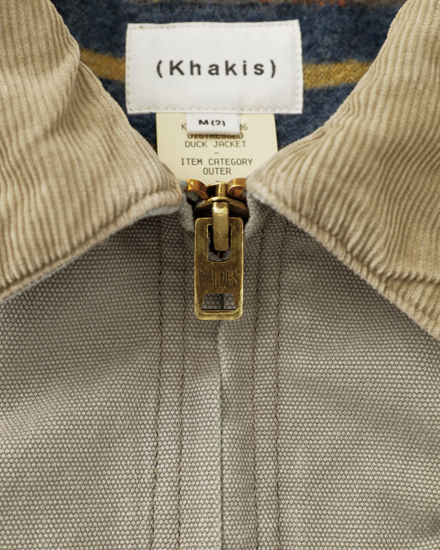 Khakis - Distressed Duck Jacket (Grey) product image 3 | TRAB K-Fashion Australia