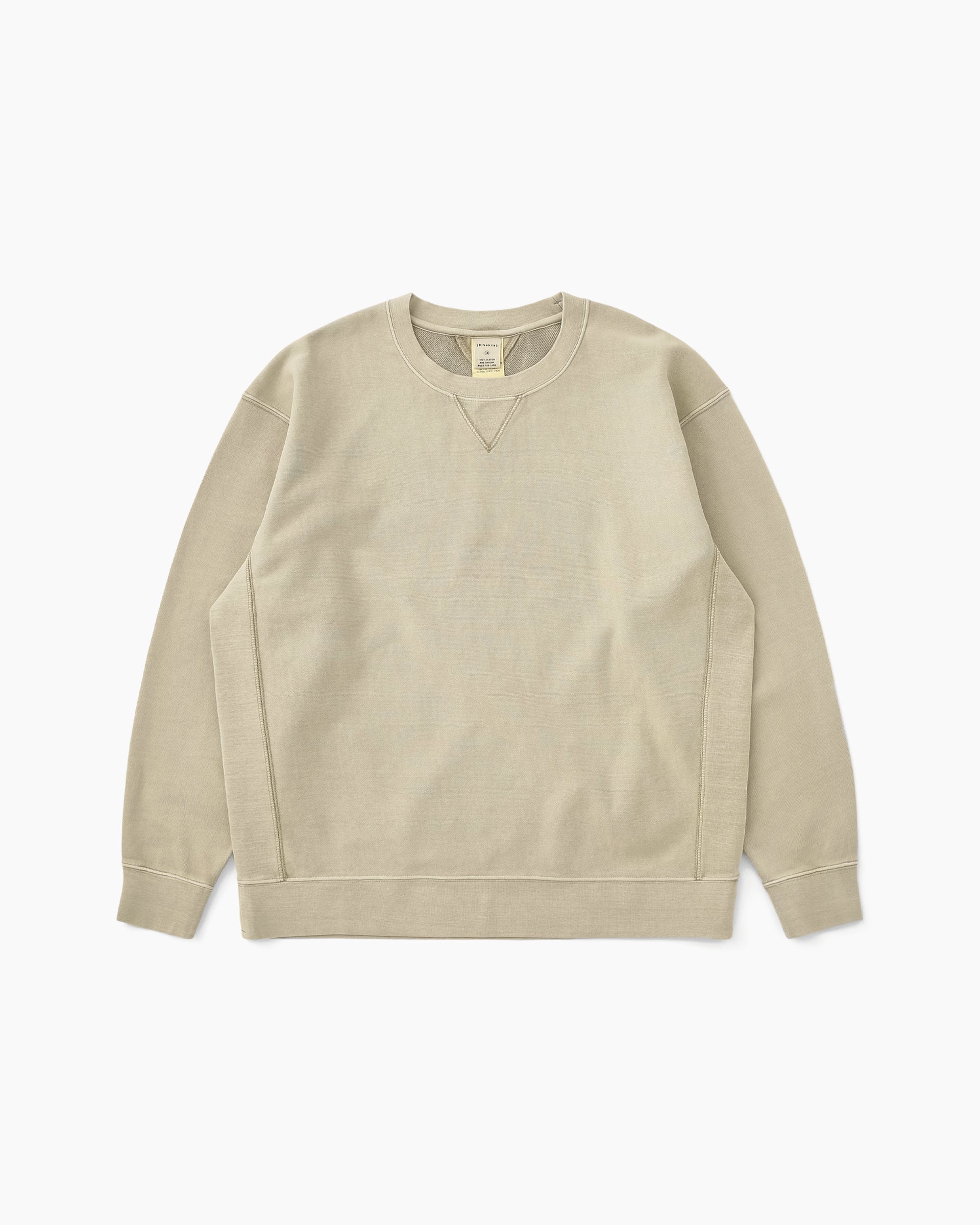 Khakis - Dyed Stock Crewneck (Sand) product image 1 | TRAB K-Fashion Australia