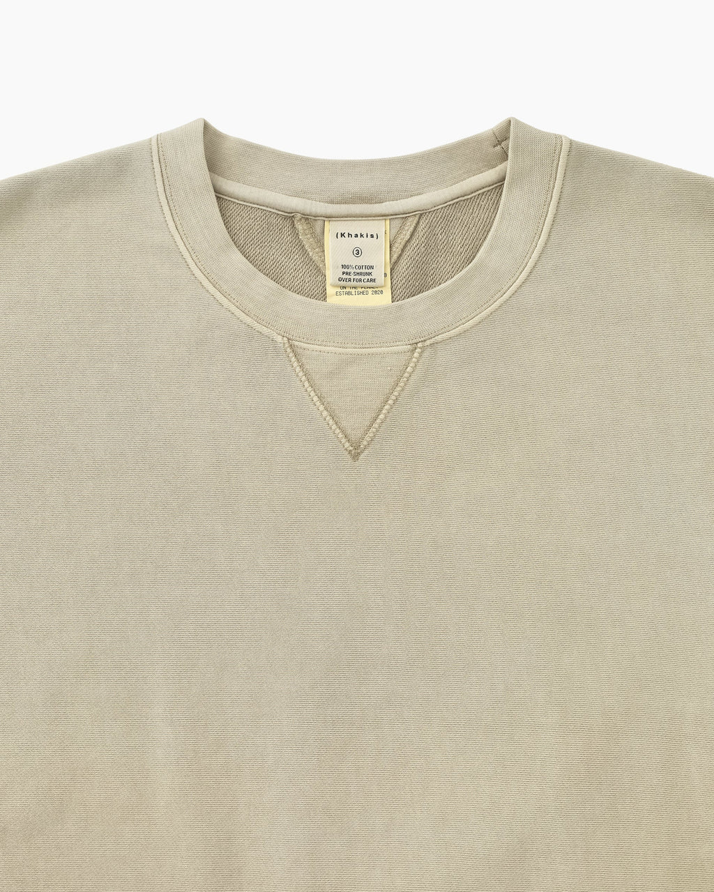Khakis - Dyed Stock Crewneck (Sand) product image 2 | TRAB K-Fashion Australia