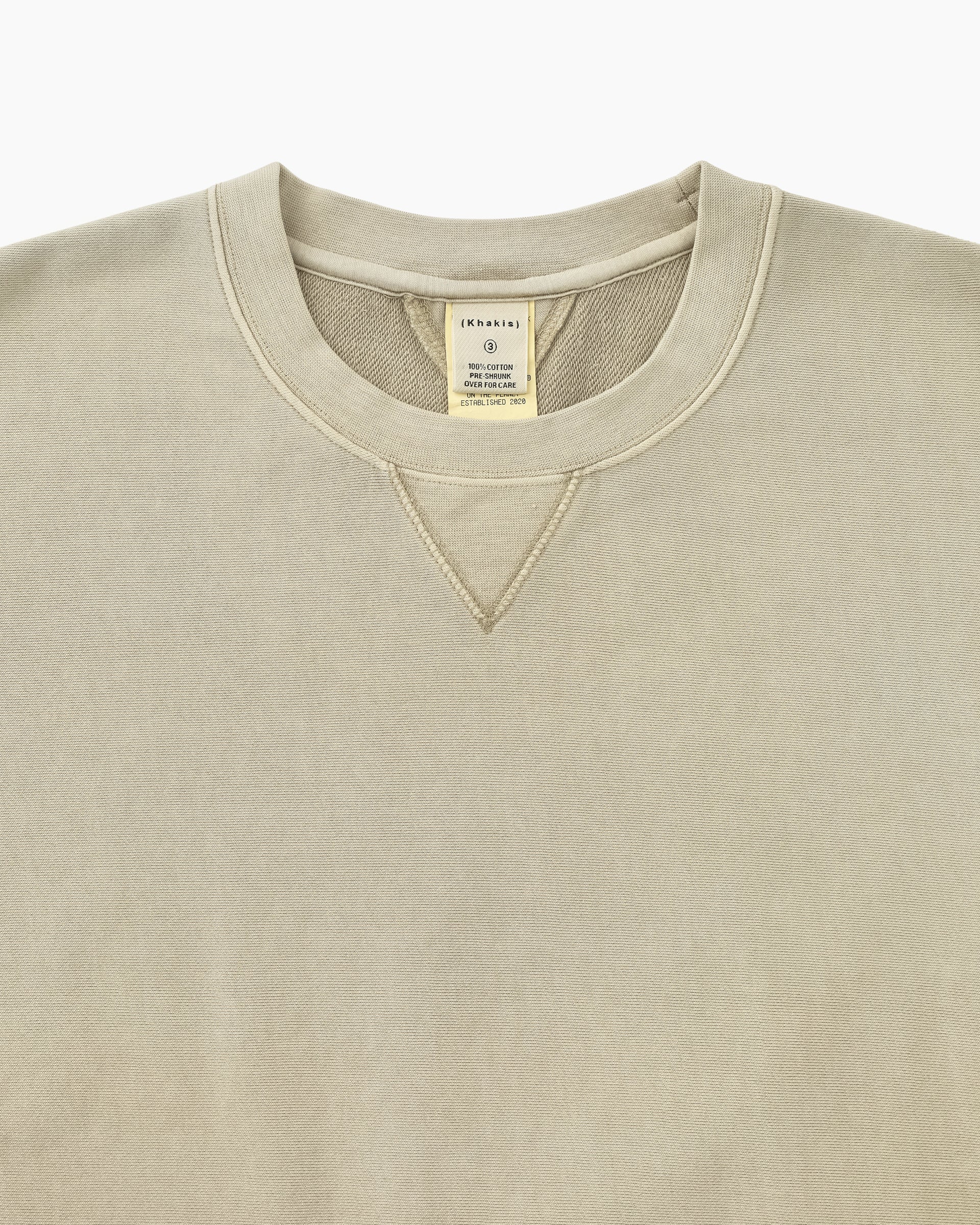 Khakis - Dyed Stock Crewneck (Sand) product image 2 | TRAB K-Fashion Australia