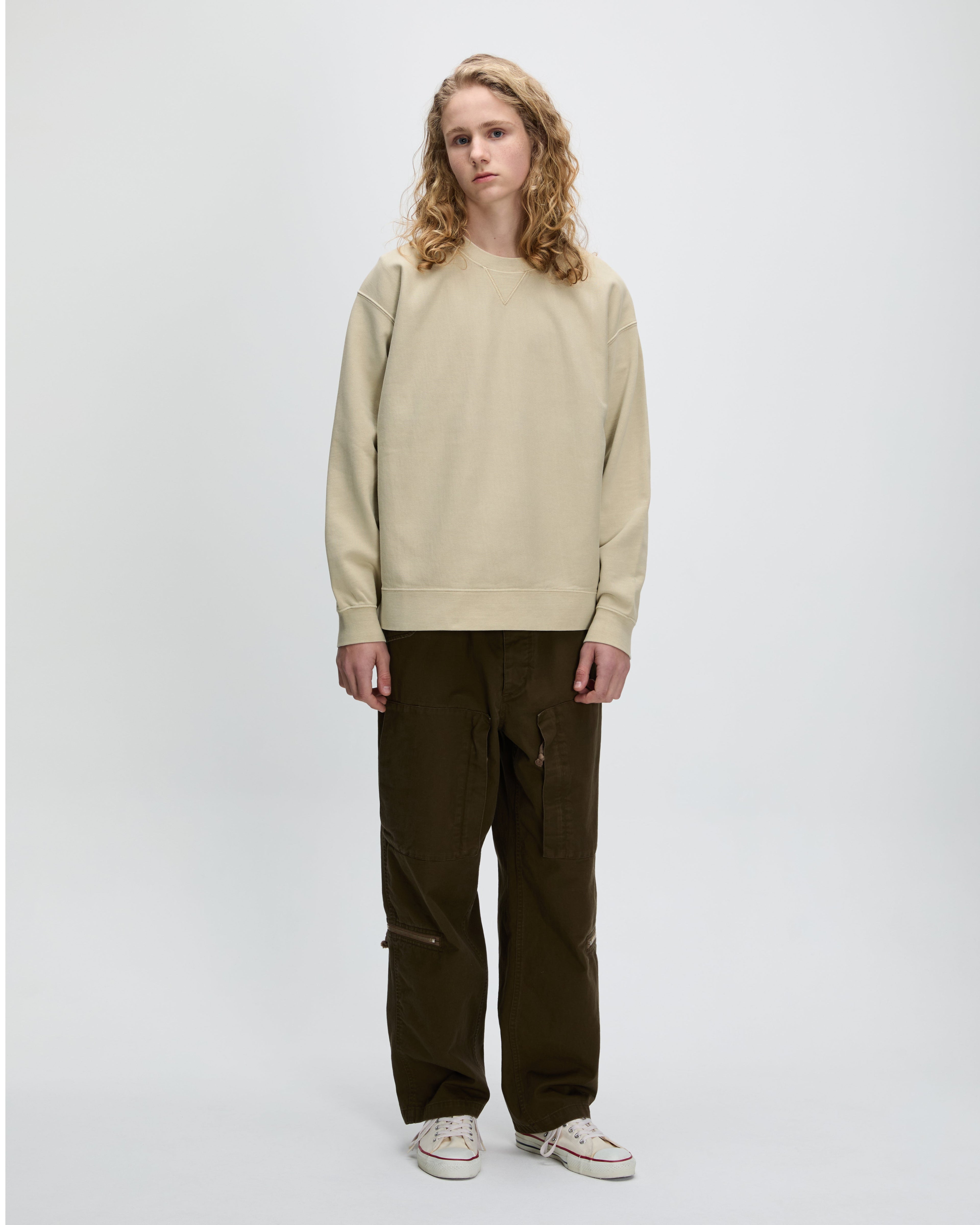 Khakis - Dyed Stock Crewneck (Sand) product image 5 | TRAB K-Fashion Australia