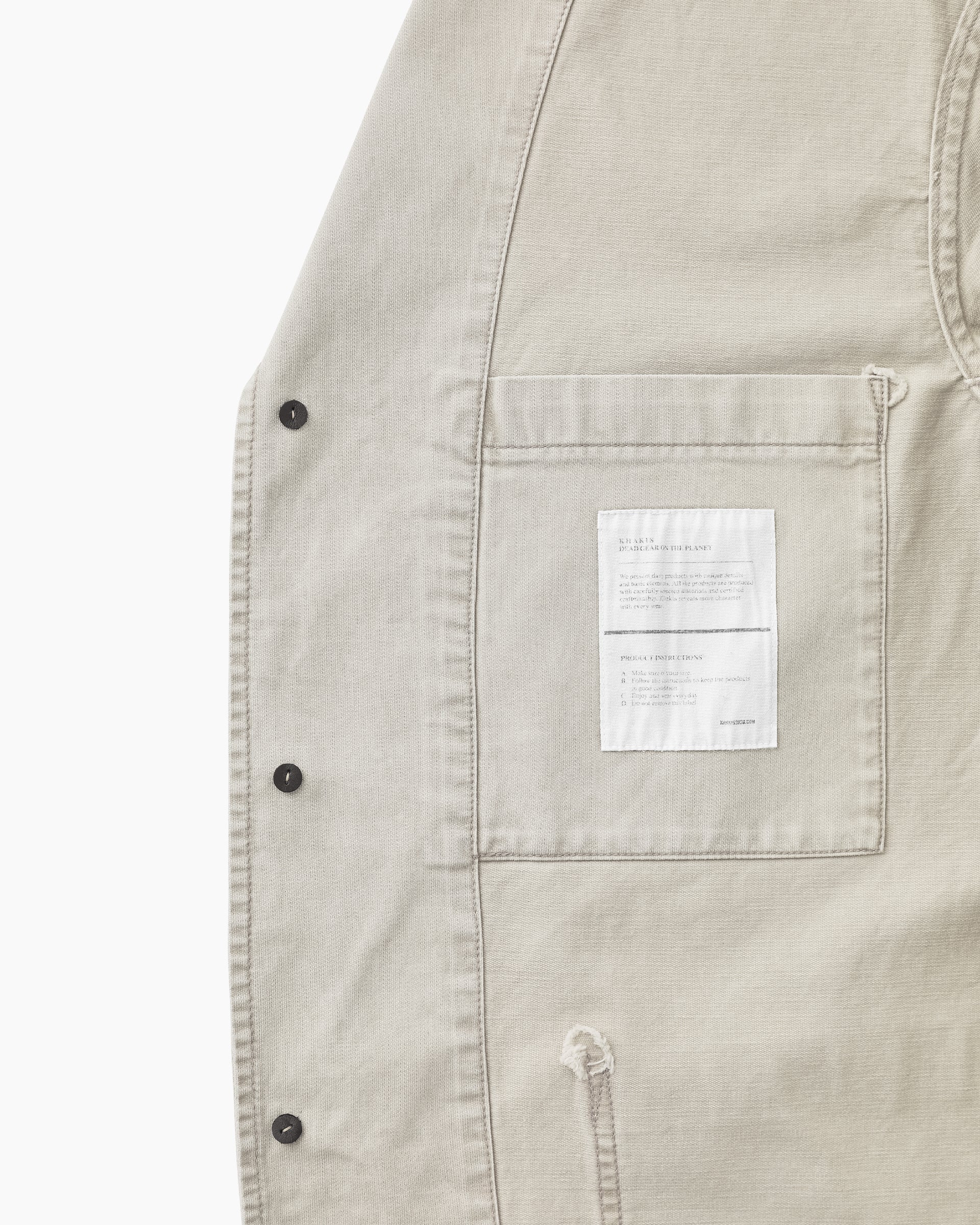 Khakis - Engineer Jacket (Grey) product image 4 | TRAB K-Fashion Australia