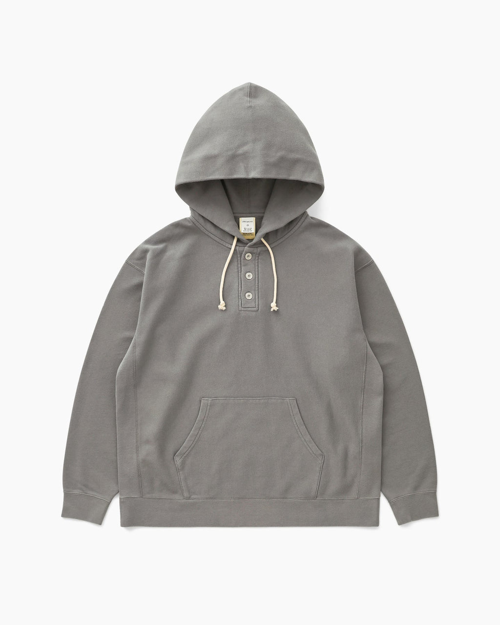 Khakis - Half Button Hoodie (Grey) product image 1 | TRAB K-Fashion Australia