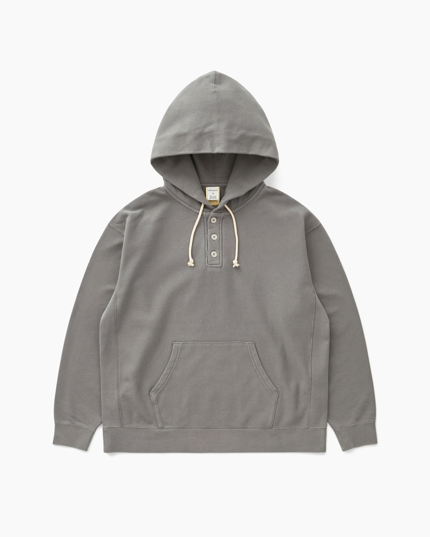 Khakis - Half Button Hoodie (Grey) product image 1 | TRAB K-Fashion Australia