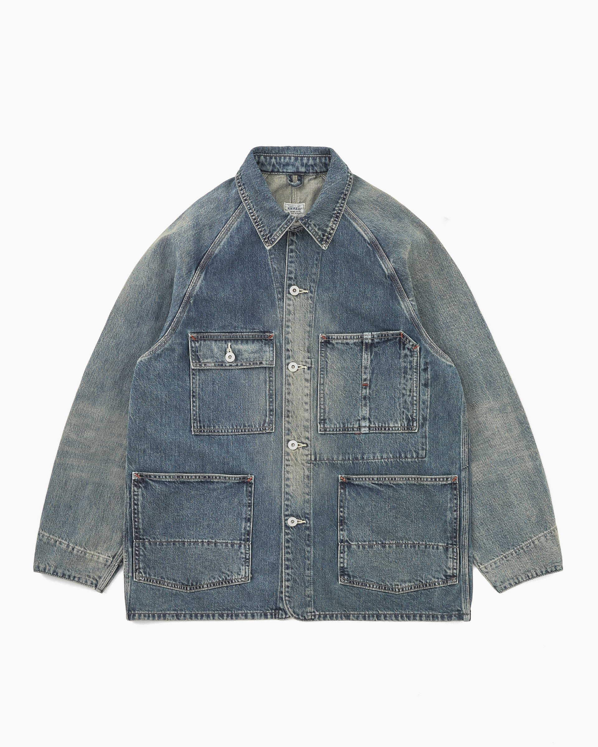 Khakis - Handyman Jacket (Mid Blue) product image 1 | TRAB K-Fashion Australia