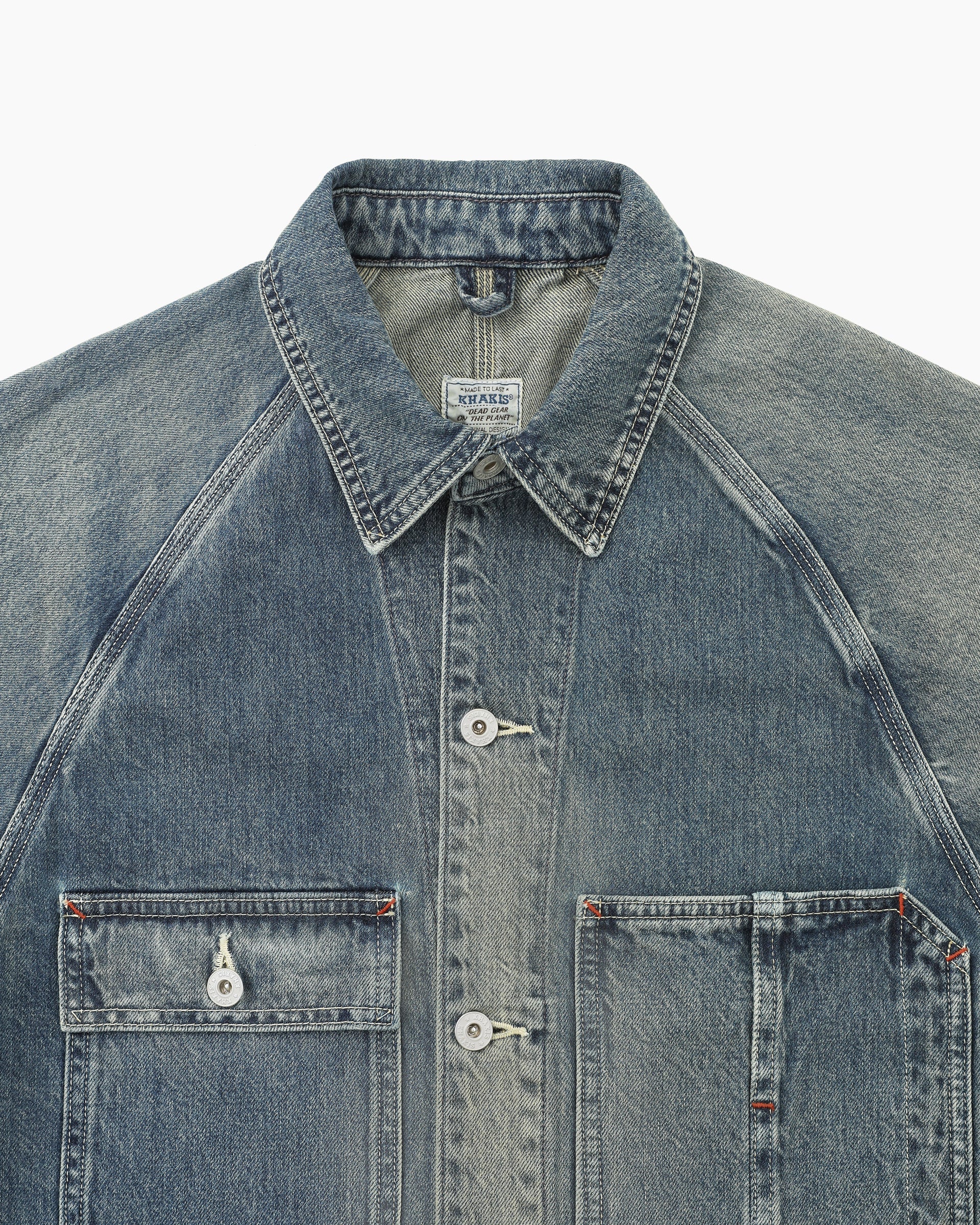Khakis - Handyman Jacket (Mid Blue) product image 2 | TRAB K-Fashion Australia