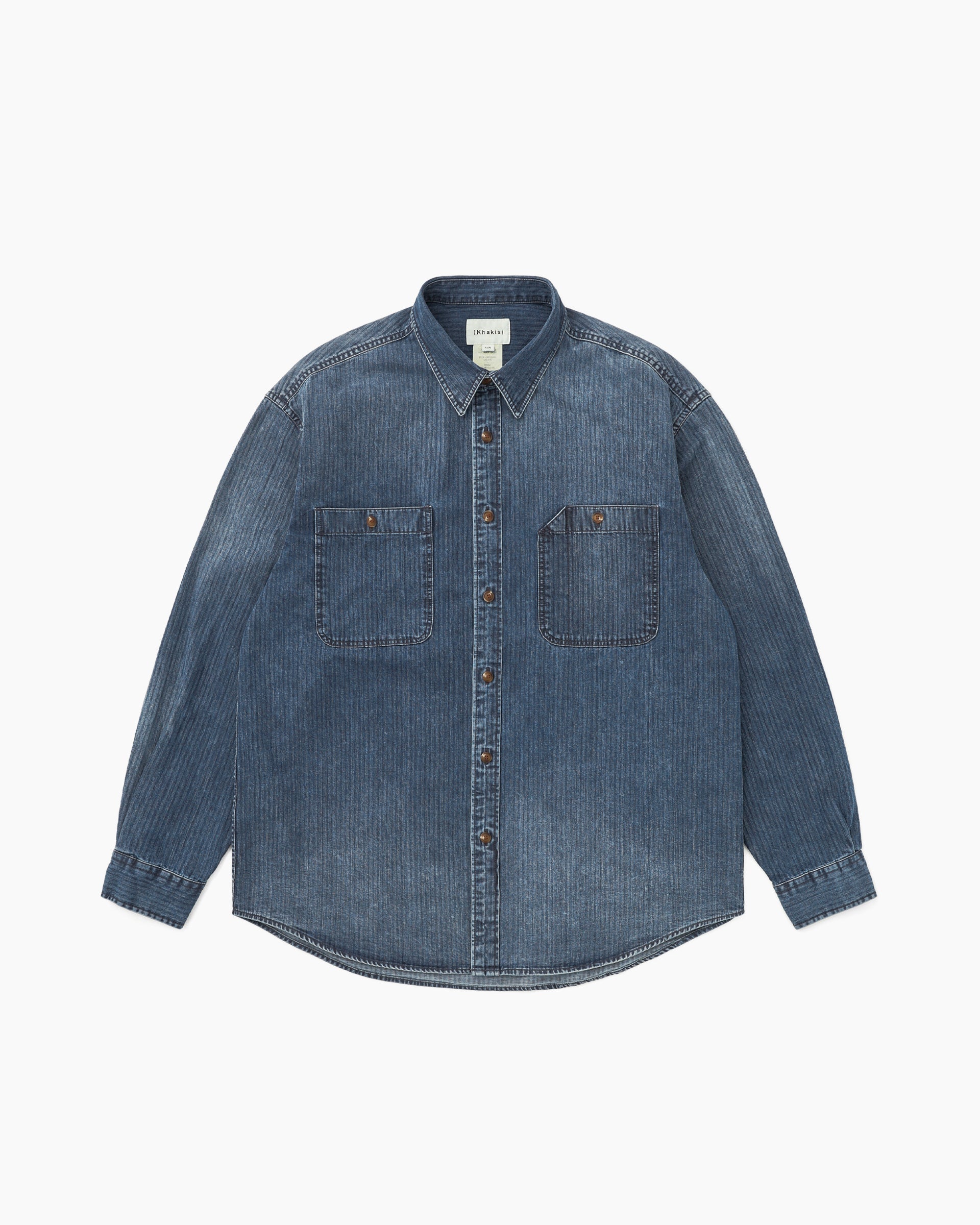 Khakis - Hbt Over Shirt (Dark Blue) product image 1 | TRAB K-Fashion Australia