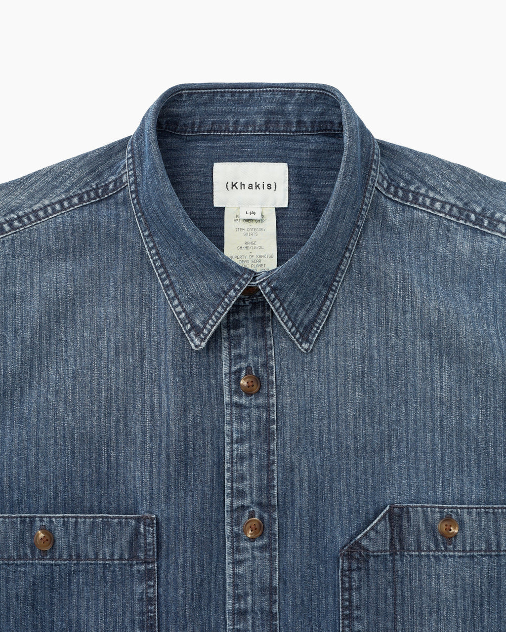 Khakis - Hbt Over Shirt (Dark Blue) product image 2 | TRAB K-Fashion Australia