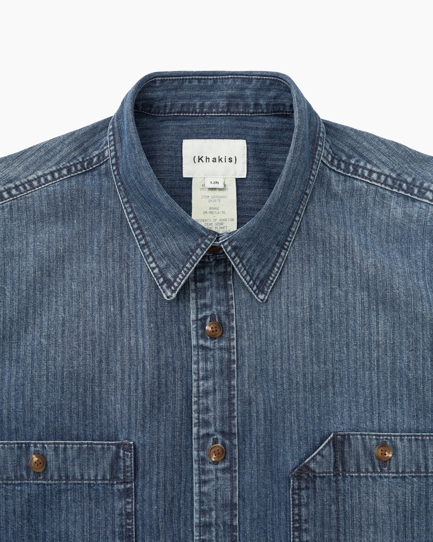 Khakis - Hbt Over Shirt (Dark Blue) product image 2 | TRAB K-Fashion Australia