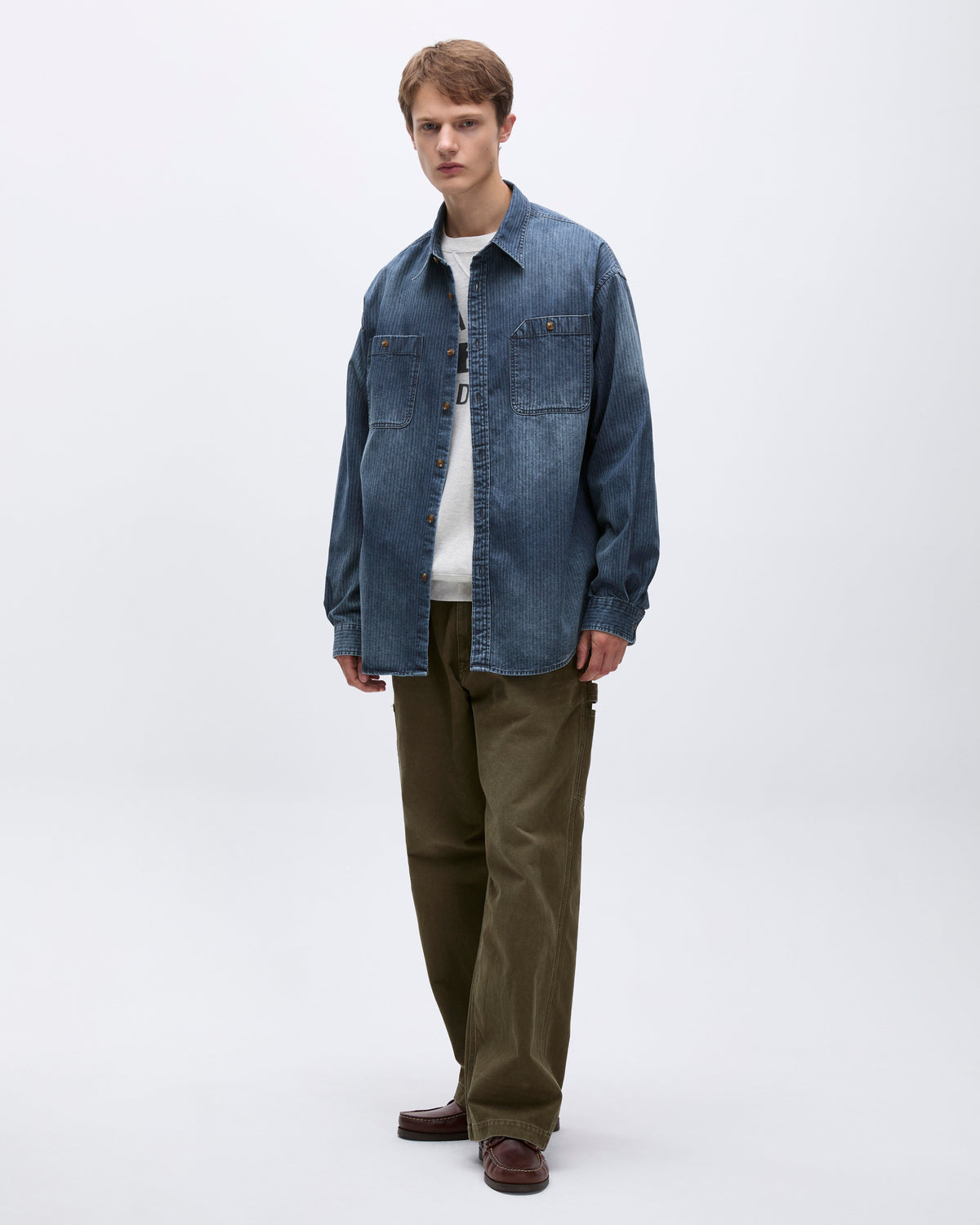 Khakis - Hbt Over Shirt (Dark Blue) product image 7 | TRAB K-Fashion Australia