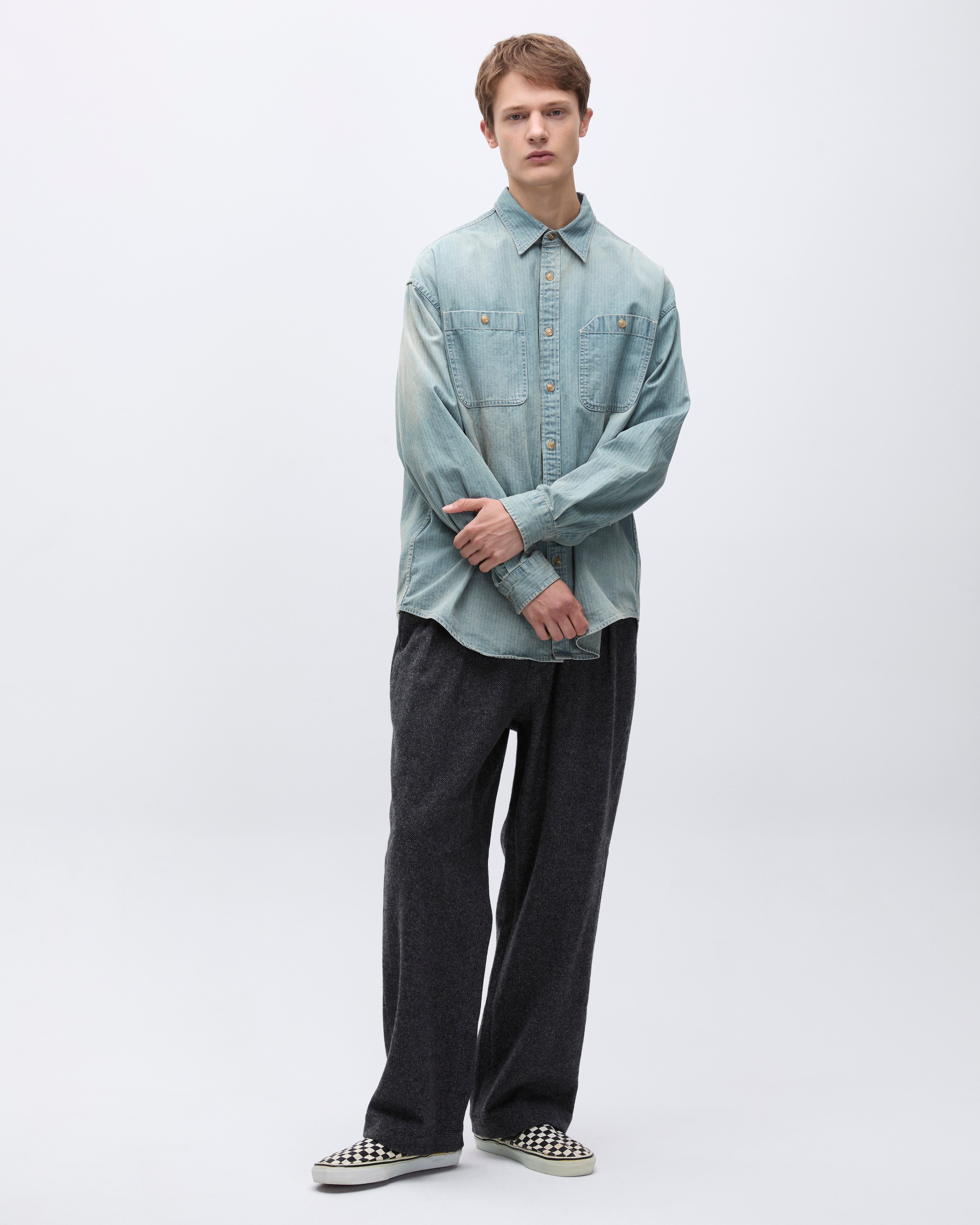 Khakis - Hbt Over Shirt (Light Blue) product image 8 | TRAB K-Fashion Australia