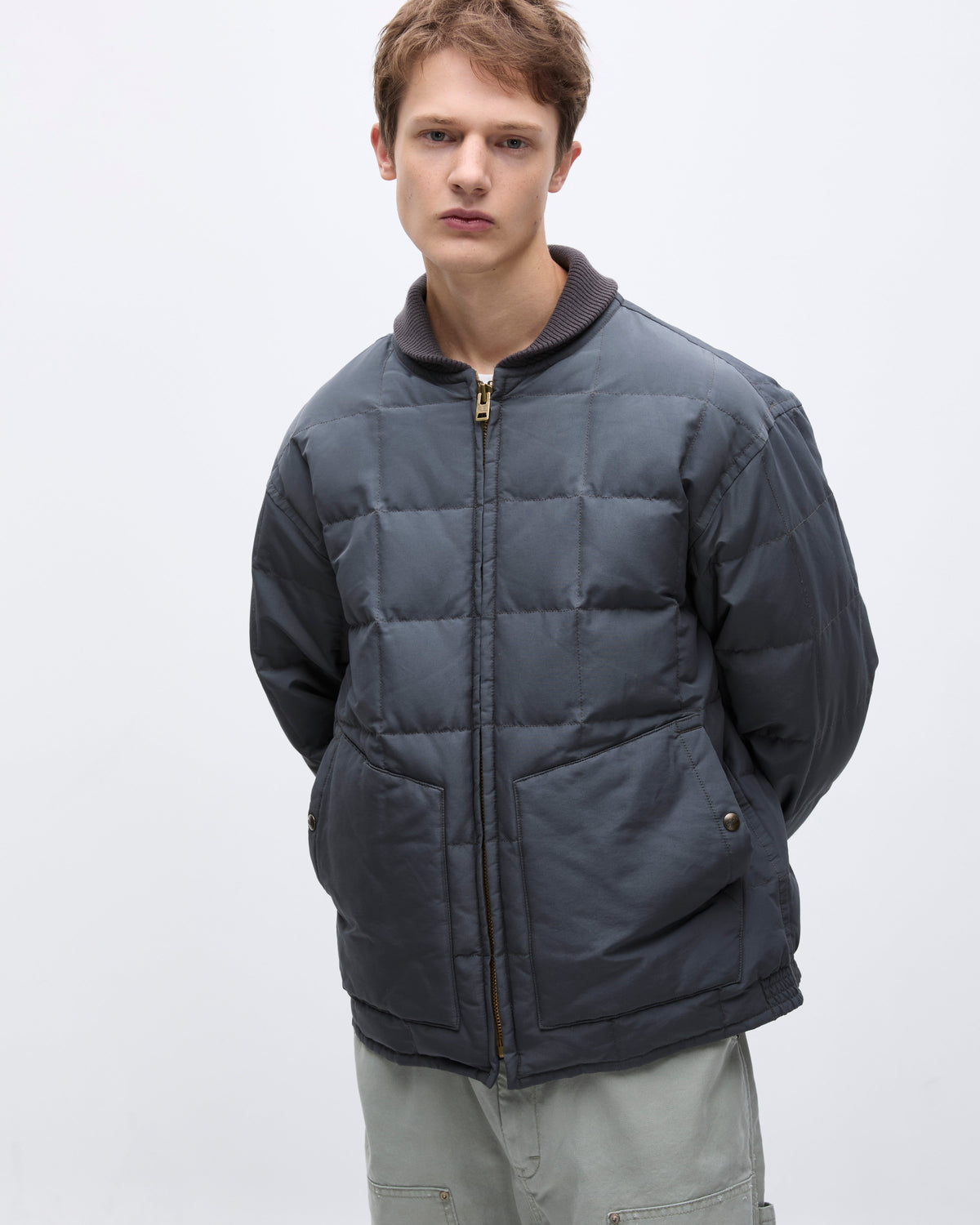 Khakis - Highland Down Jacket (Faded Navy) product image 7 | TRAB K-Fashion Australia