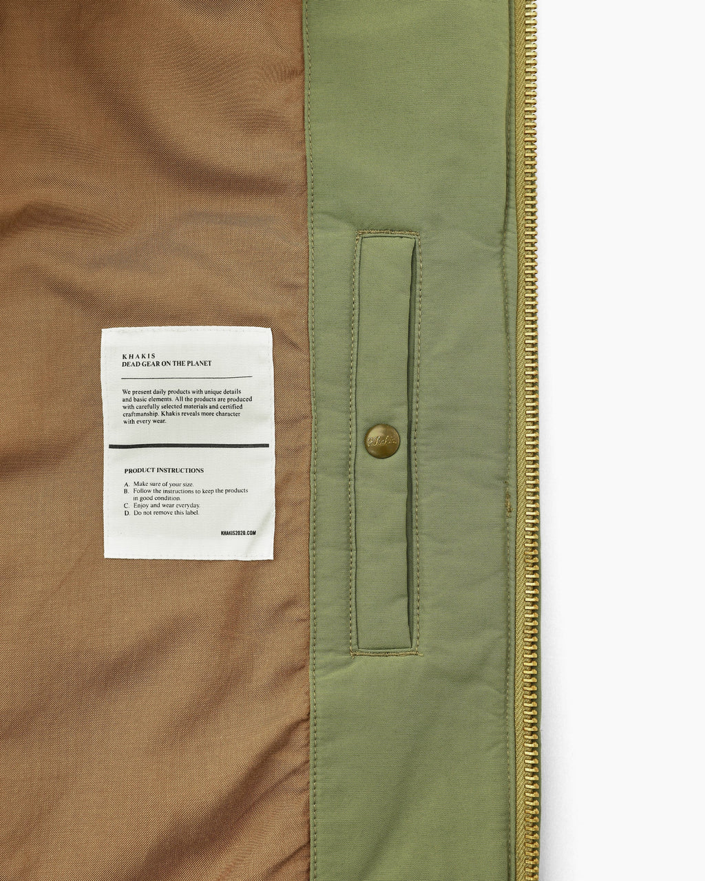 Khakis - Highland Down Jacket (Sage) product image 5 | TRAB K-Fashion Australia