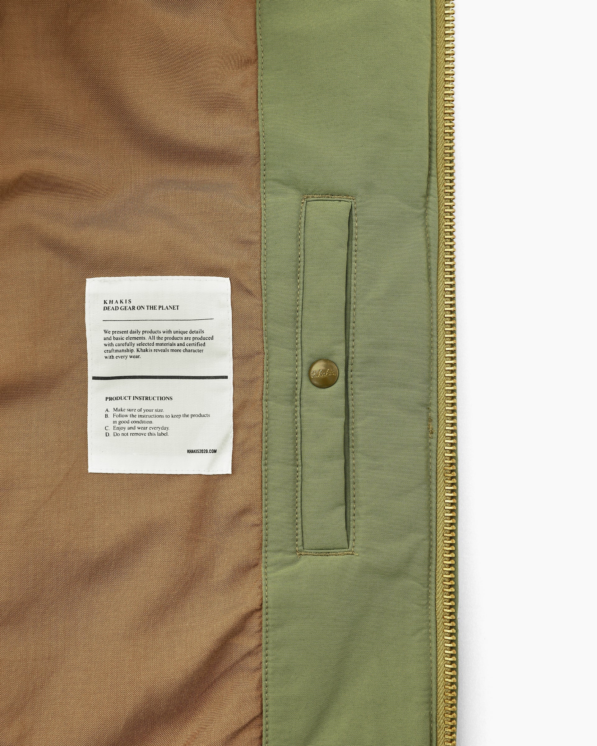 Khakis - Highland Down Jacket (Sage) product image 5 | TRAB K-Fashion Australia