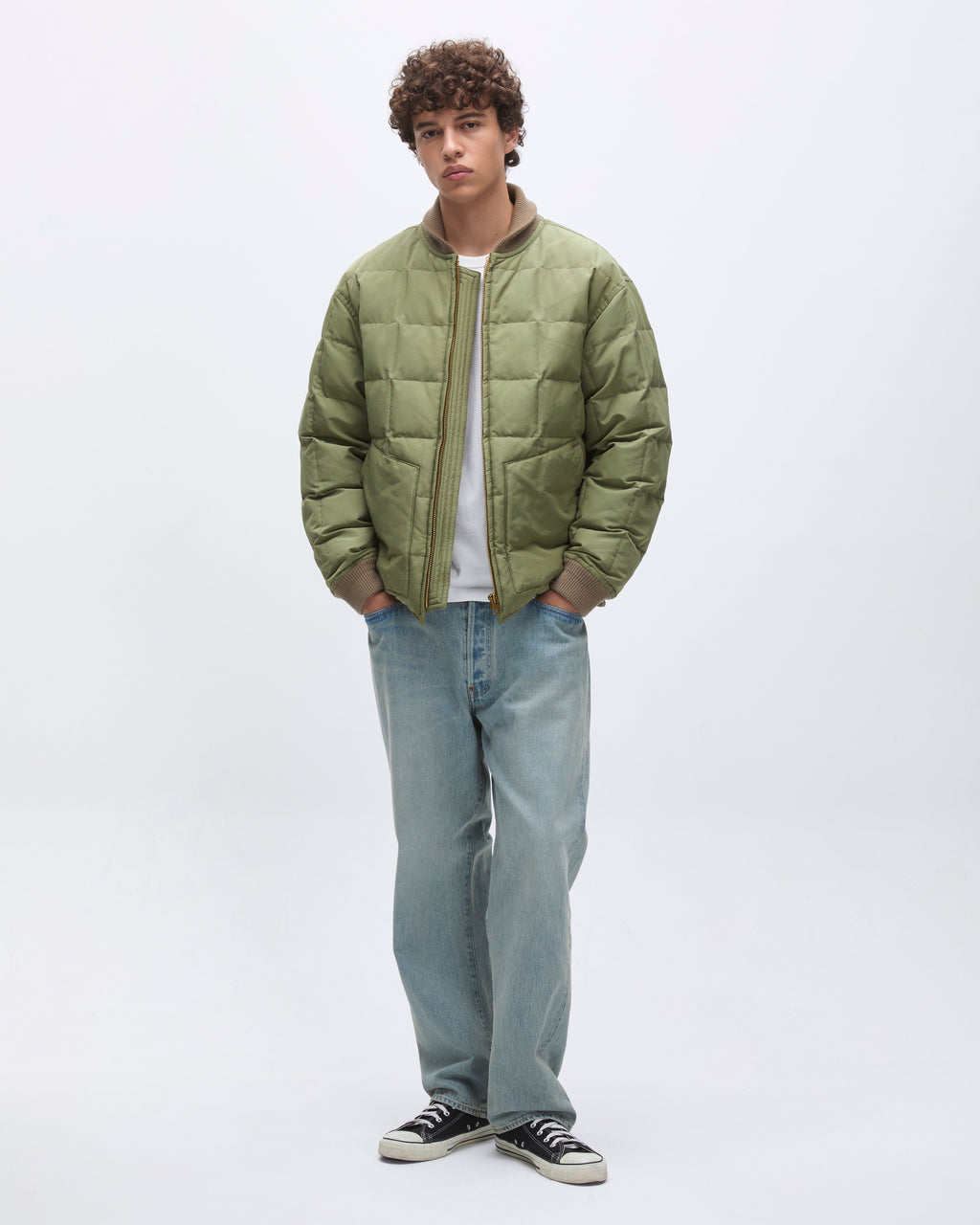 Khakis - Highland Down Jacket (Sage) product image 8 | TRAB K-Fashion Australia
