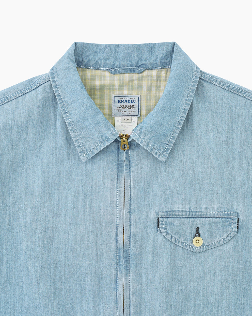 Khakis - Indigo Swing Jacket (Light Blue) product image 2 | TRAB K-Fashion Australia
