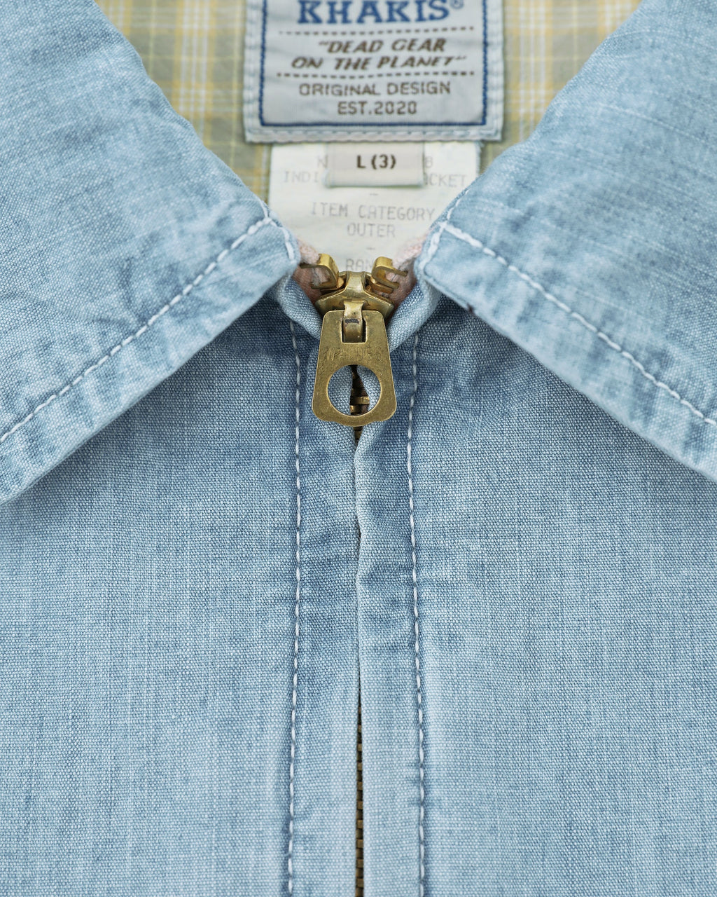 Khakis - Indigo Swing Jacket (Light Blue) product image 3 | TRAB K-Fashion Australia