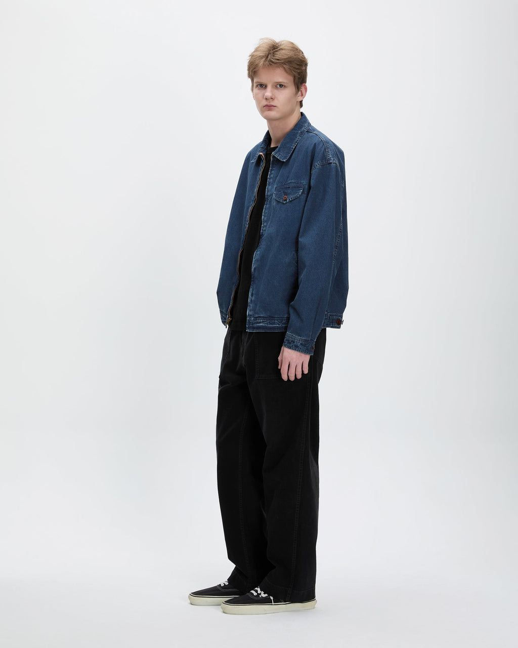 Khakis - Indigo Swing Jacket (Mid Blue) product image 7 | TRAB K-Fashion Australia