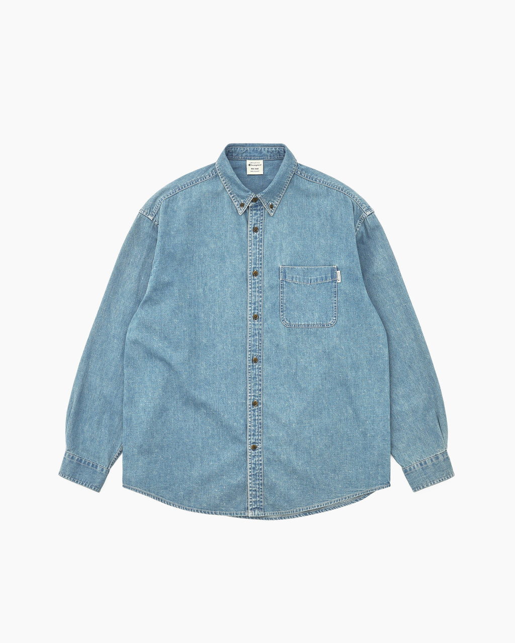 Khakis - Champion Club Denim Shirt (Light Blue) product image 1 | TRAB K-Fashion Australia