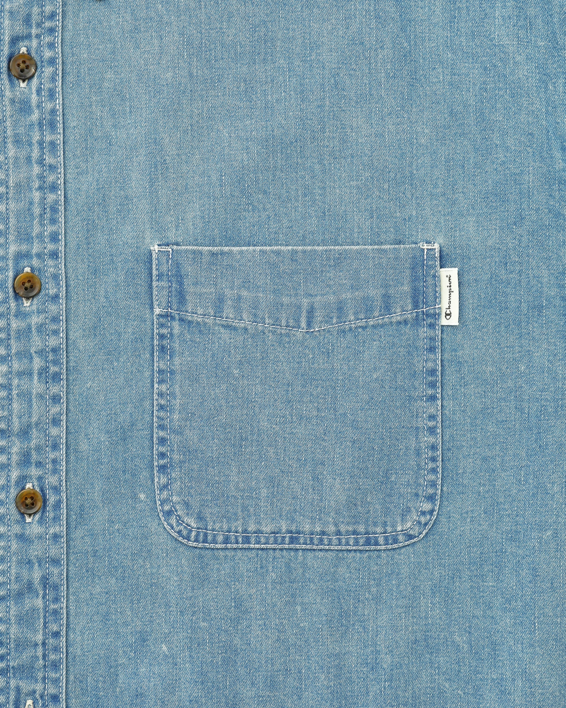Khakis - Champion Club Denim Shirt (Light Blue) product image 3 | TRAB K-Fashion Australia