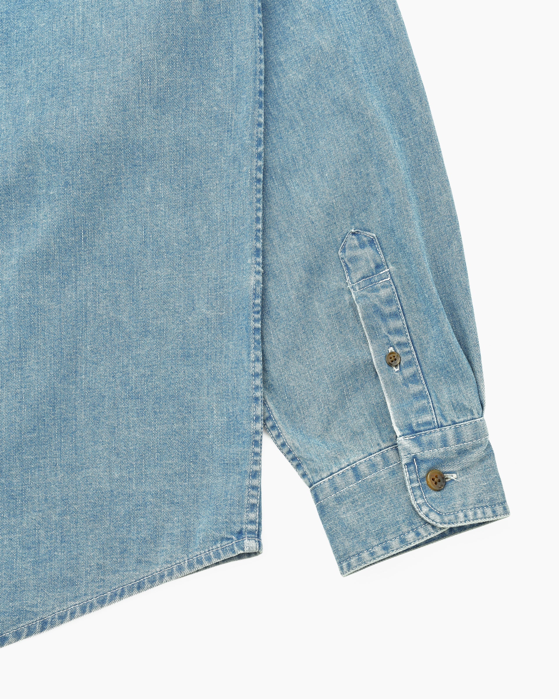 Khakis - Champion Club Denim Shirt (Light Blue) product image 4 | TRAB K-Fashion Australia