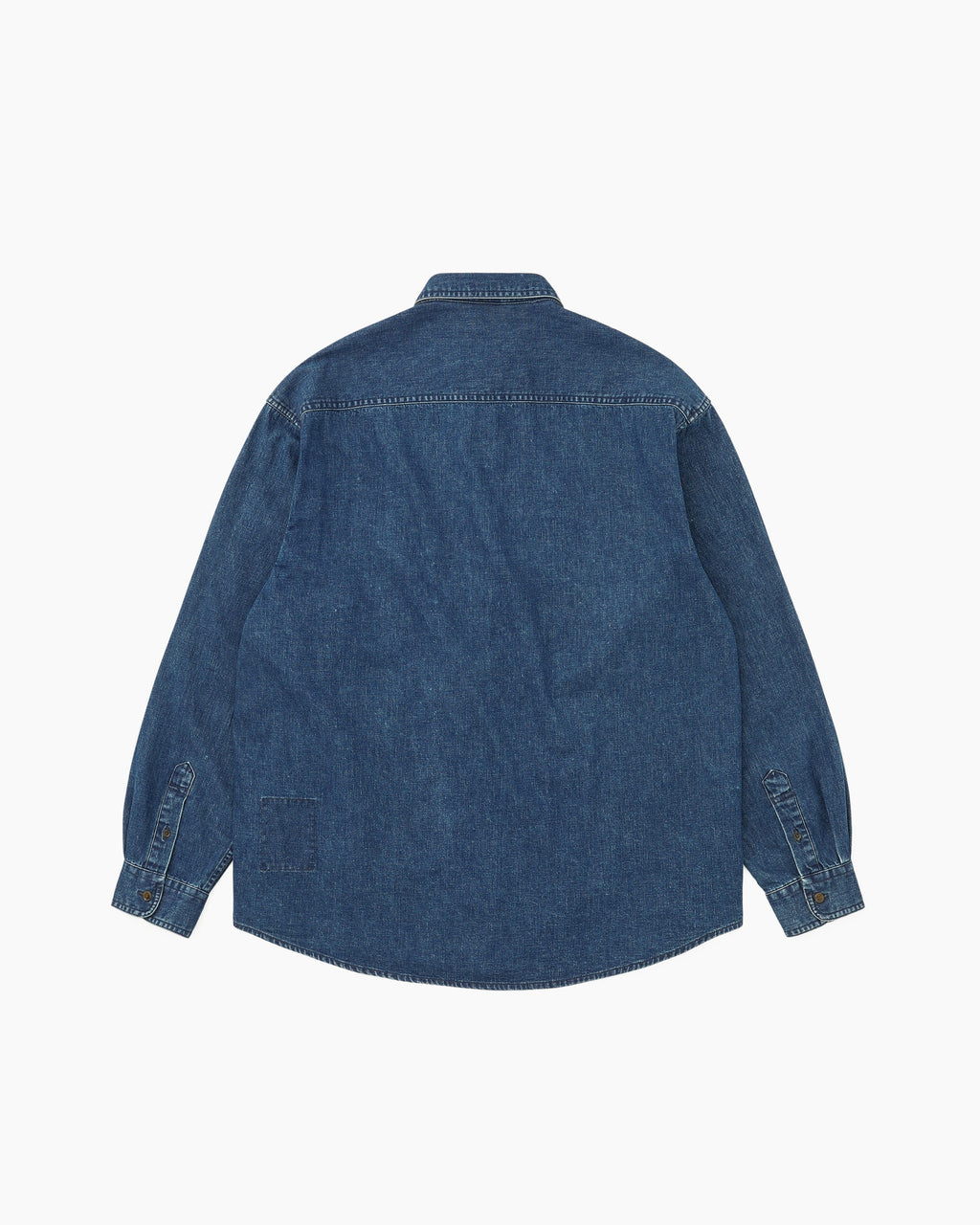 Khakis - Champion Club Denim Shirt (Mid Blue) product image 5 | TRAB K-Fashion Australia