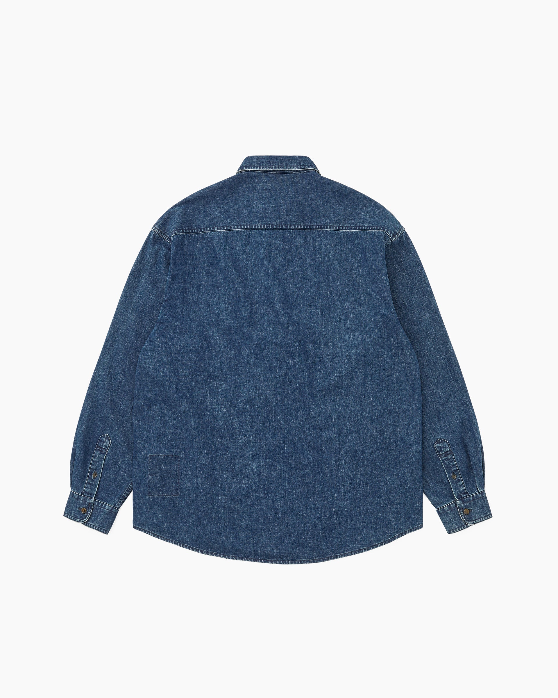 Khakis - Champion Club Denim Shirt (Mid Blue) product image 5 | TRAB K-Fashion Australia