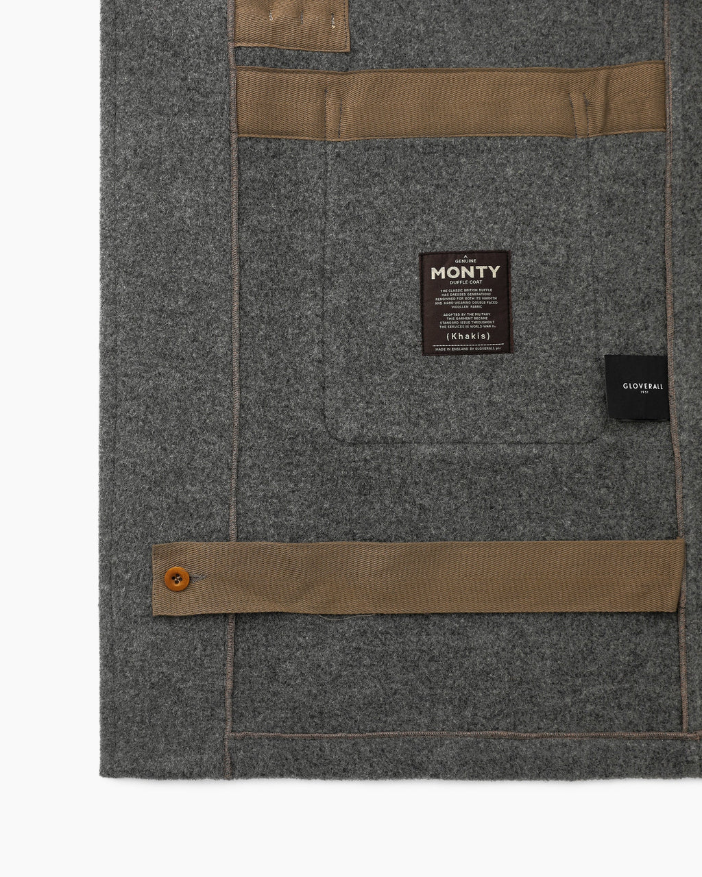 Khakis - Gloverall Monty Duffle Coat (Grey) product image 4 | TRAB K-Fashion Australia