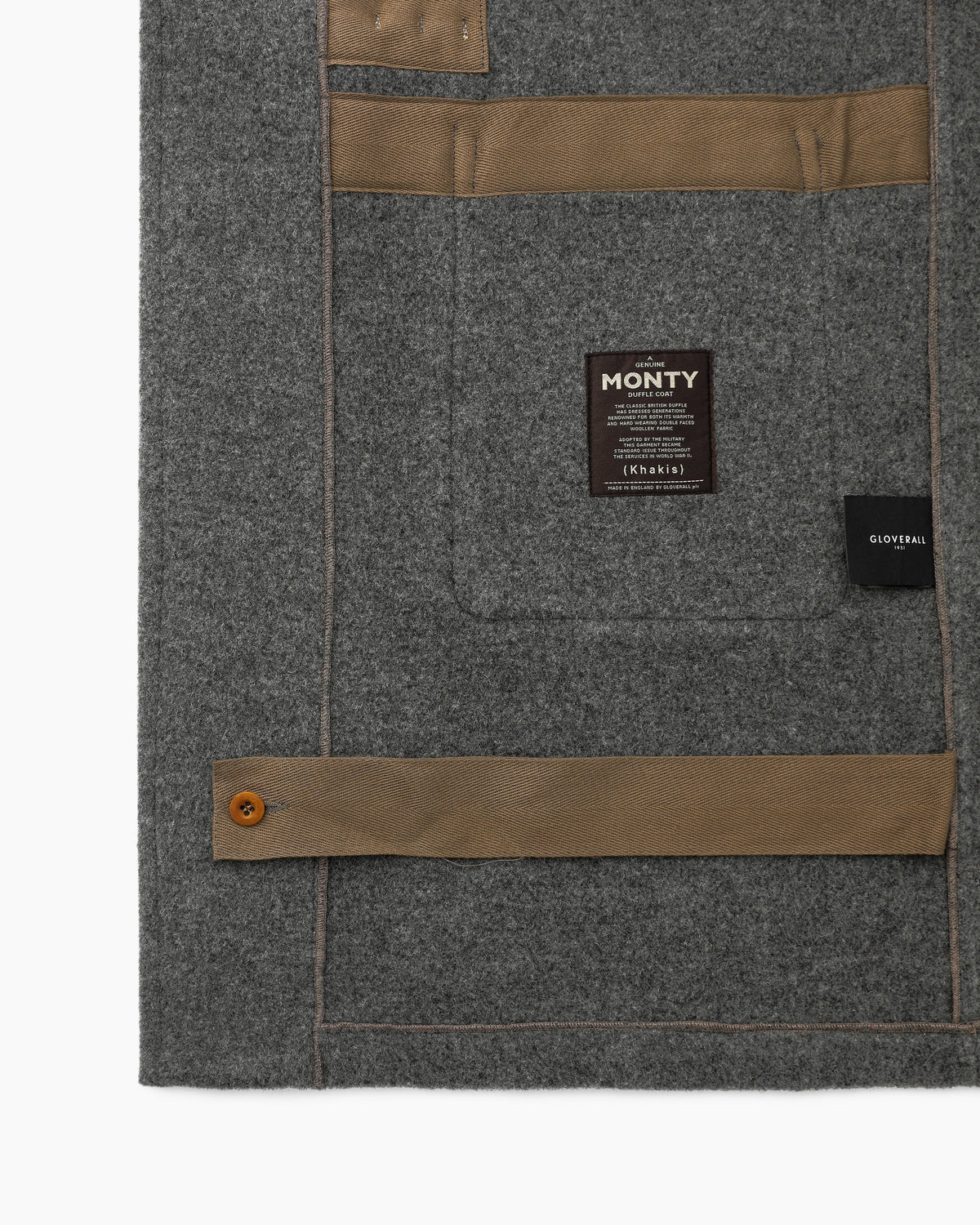 Khakis - Gloverall Monty Duffle Coat (Grey) product image 4 | TRAB K-Fashion Australia