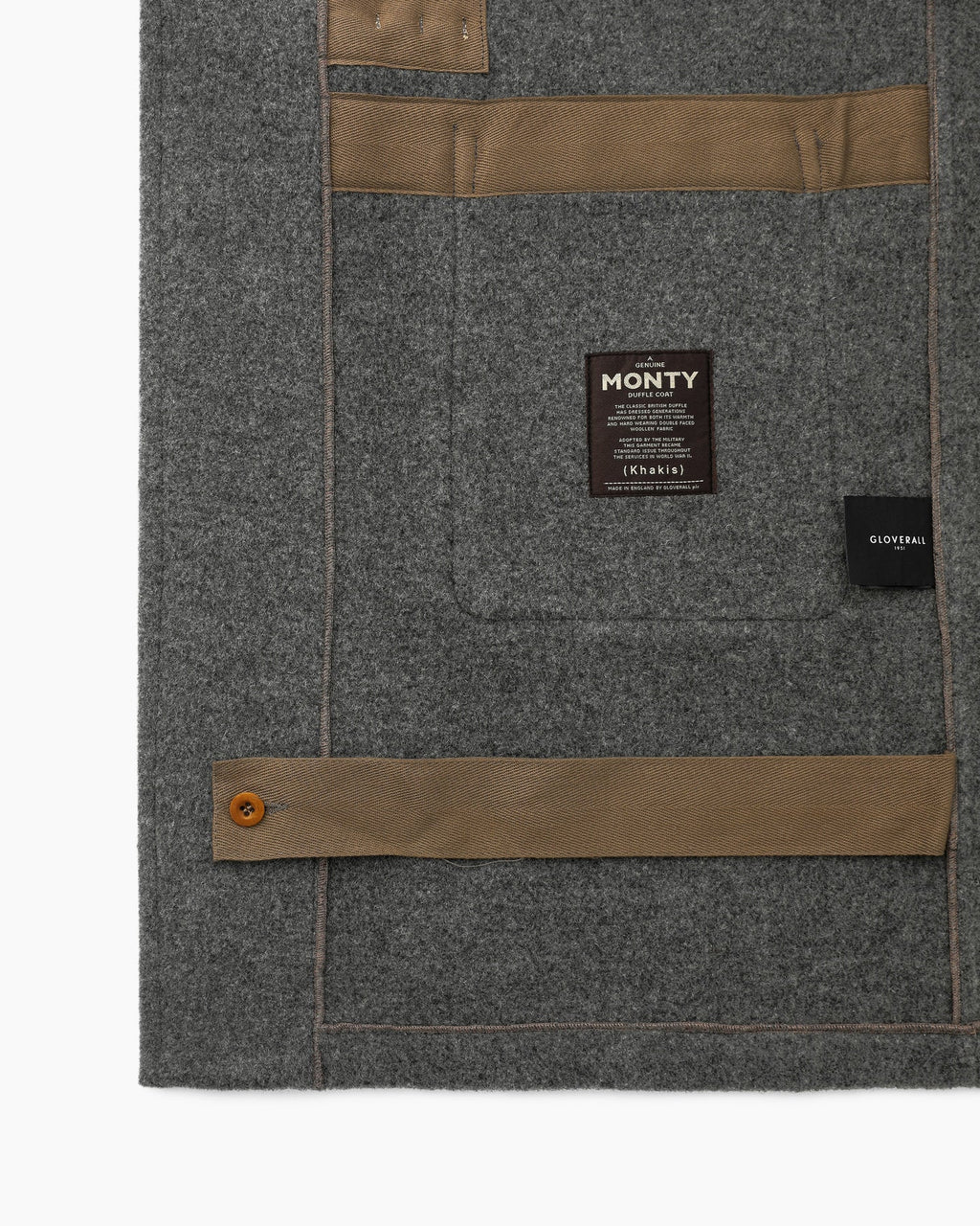 Khakis - Gloverall Monty Duffle Coat (Grey) product image 4 | TRAB K-Fashion Australia