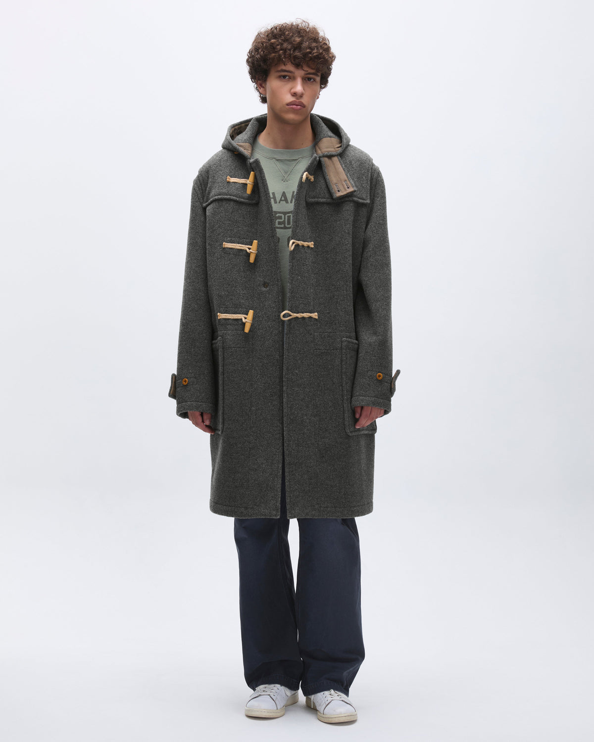 Khakis - Gloverall Monty Duffle Coat (Grey) product image 9 | TRAB K-Fashion Australia