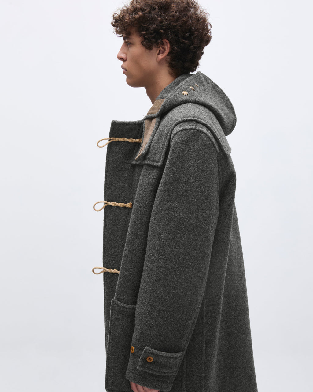 Khakis - Gloverall Monty Duffle Coat (Grey) product image 8 | TRAB K-Fashion Australia