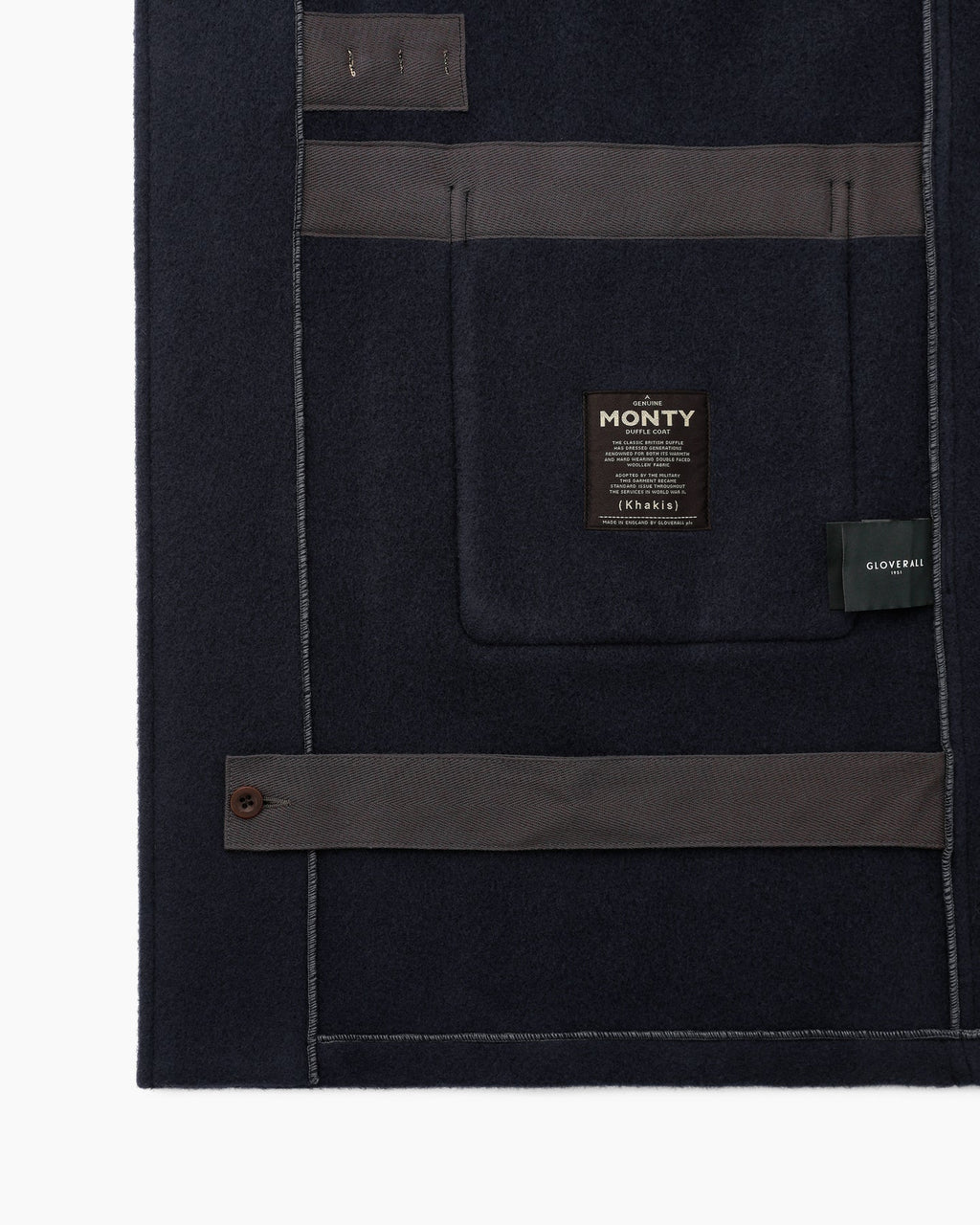 Khakis - Gloverall Monty Duffle Coat (Navy) product image 4 | TRAB K-Fashion Australia