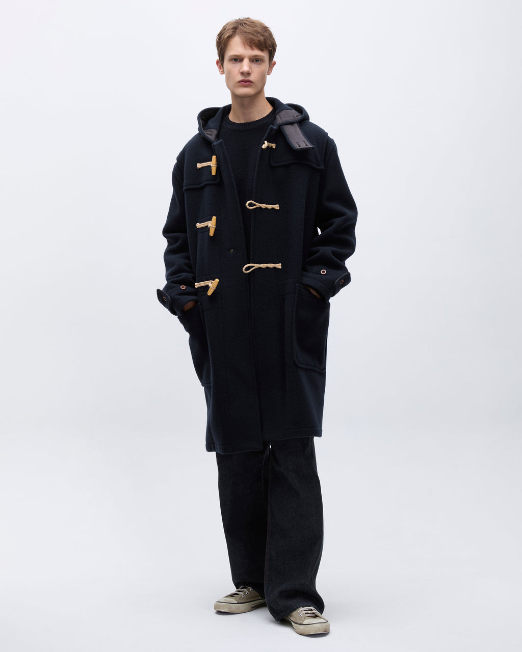 Khakis - Gloverall Monty Duffle Coat (Navy) product image 9 | TRAB K-Fashion Australia