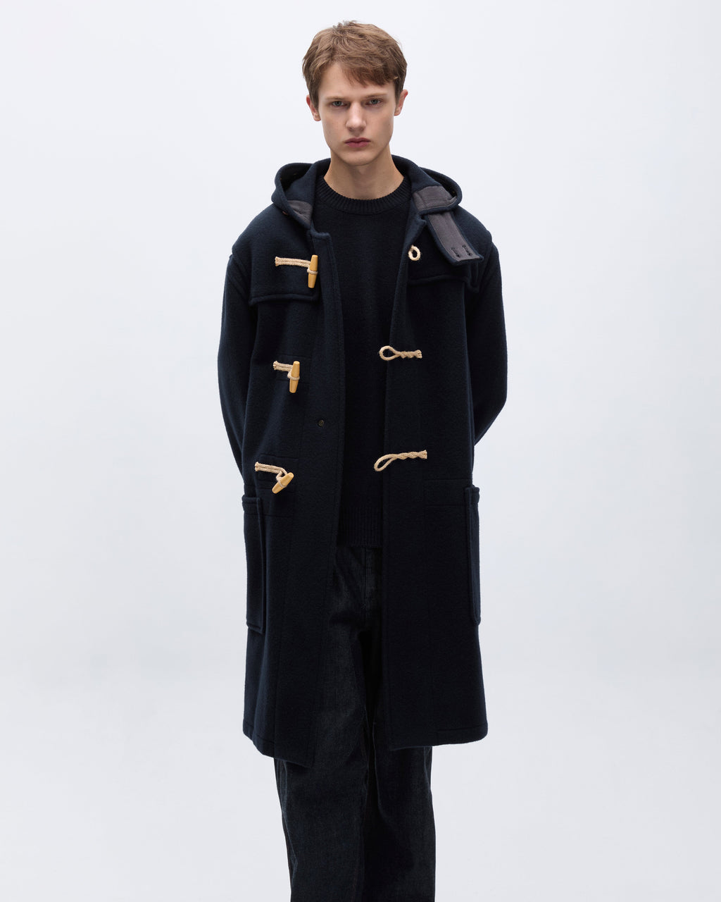 Khakis - Gloverall Monty Duffle Coat (Navy) product image 7 | TRAB K-Fashion Australia