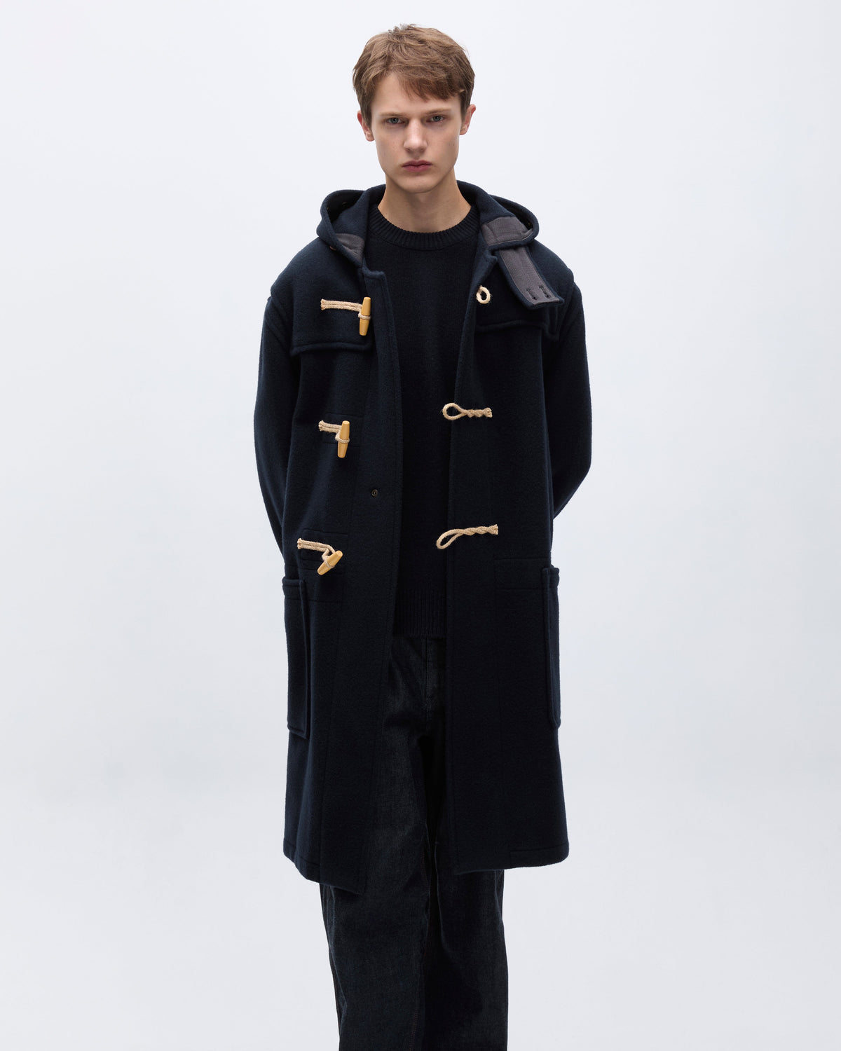 Khakis - Gloverall Monty Duffle Coat (Navy) product image 7 | TRAB K-Fashion Australia