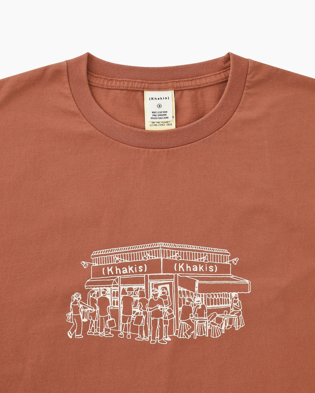 Khakis - Kiosk S/S Tee Brick product image 2 | TRAB K-Fashion Australia
