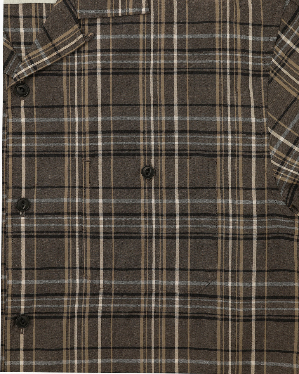 Khakis - Madras Check S/S Shirt (Black) product image 3 | TRAB K-Fashion Australia