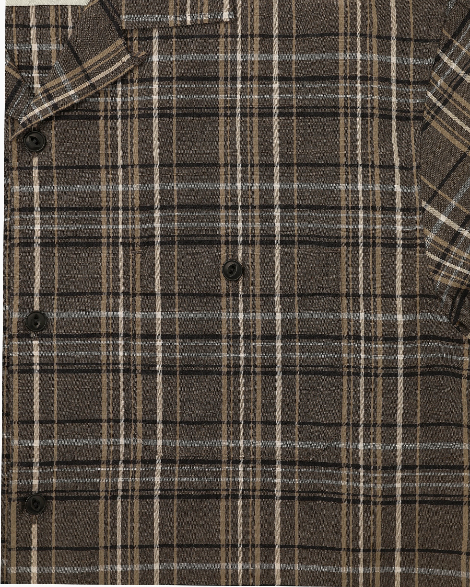 Khakis - Madras Check S/S Shirt (Black) product image 3 | TRAB K-Fashion Australia