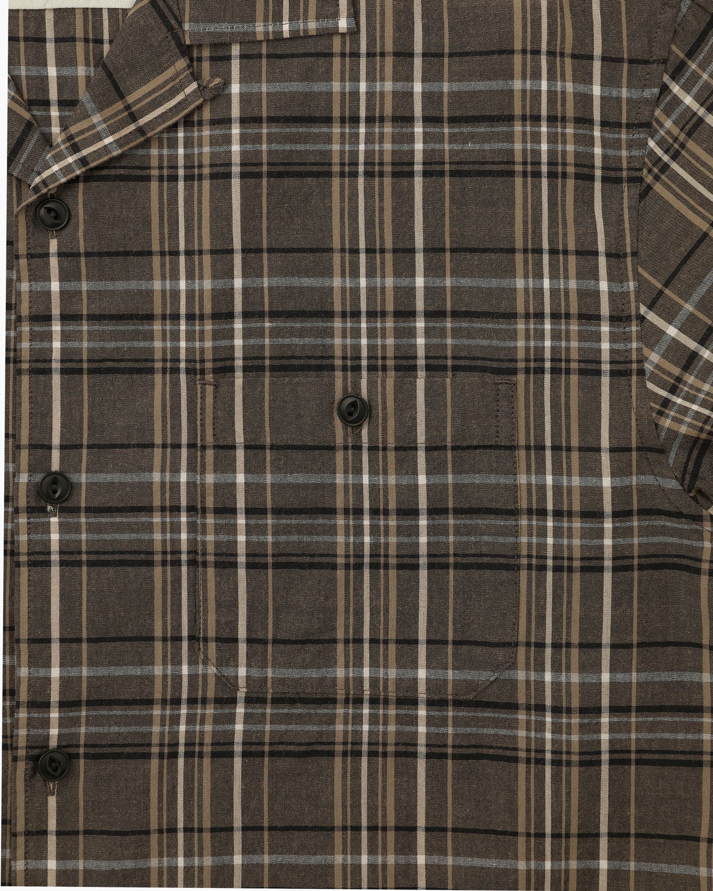 Khakis - Madras Check S/S Shirt (Black) product image 3 | TRAB K-Fashion Australia