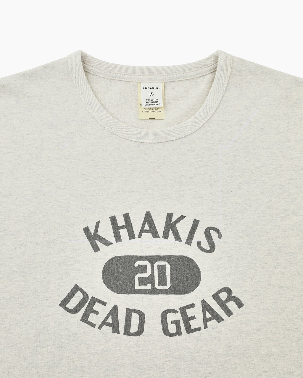 Khakis - Major S/S Tee (Oatmeal) product image 2 | TRAB K-Fashion Australia