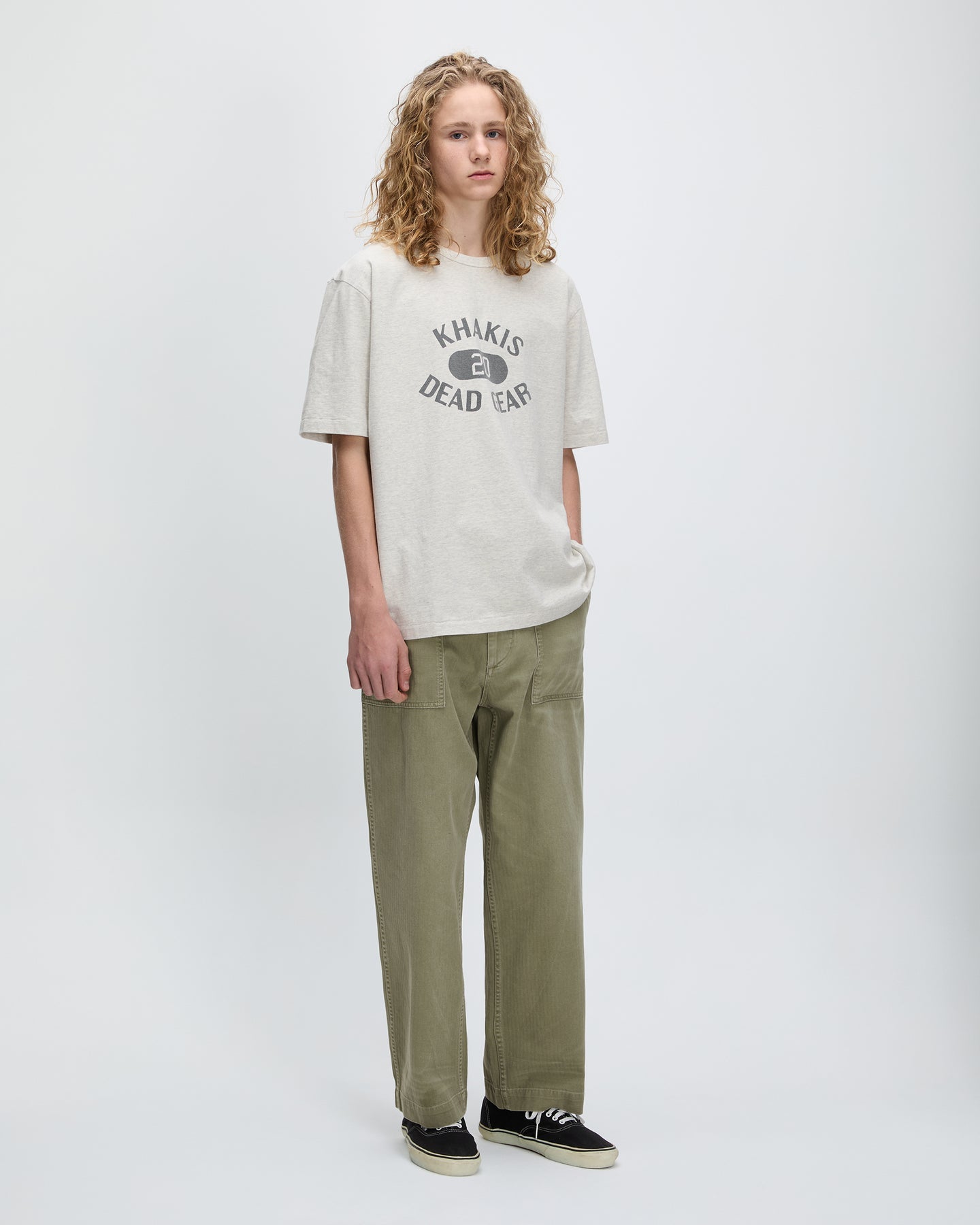 Khakis - Major S/S Tee (Oatmeal) product image 4 | TRAB K-Fashion Australia
