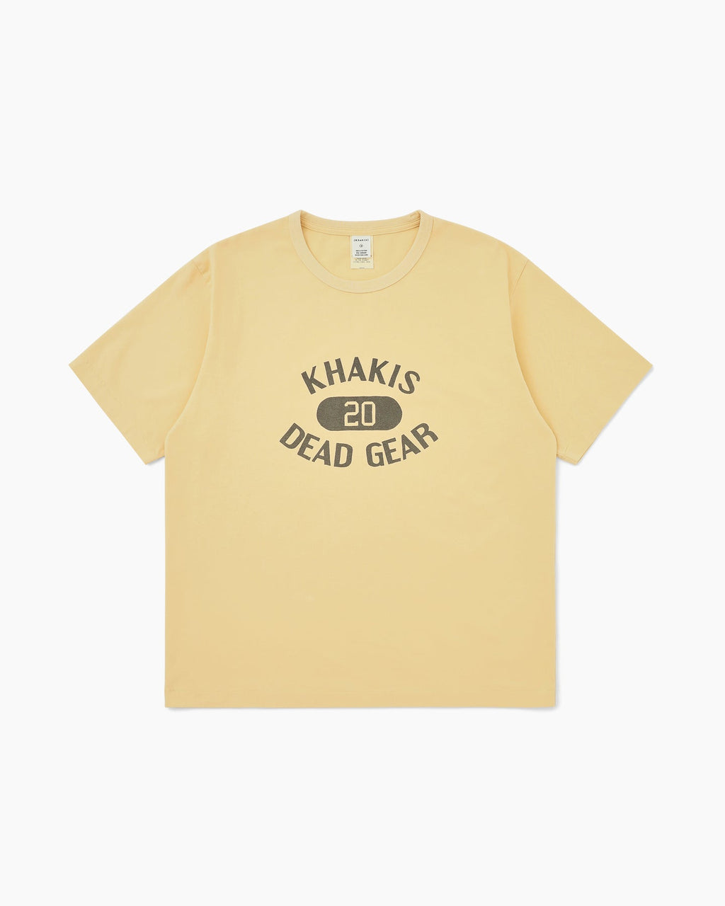 Khakis - Major S/S Tee (Pale Yellow) product image 1 | TRAB K-Fashion Australia