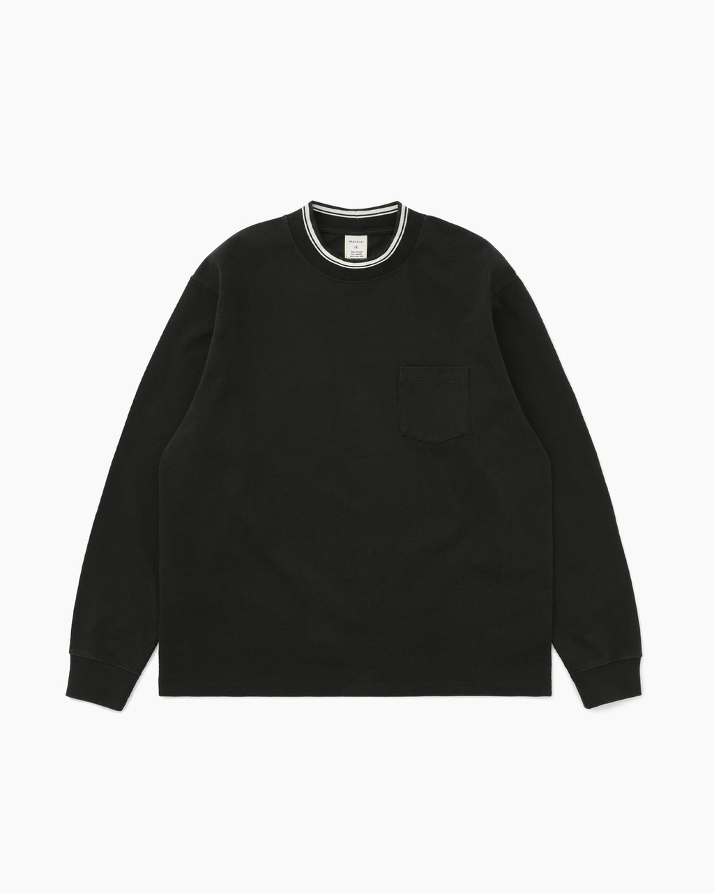 Khakis - Mockneck L/S Tee (Black) product image 1 | TRAB K-Fashion Australia