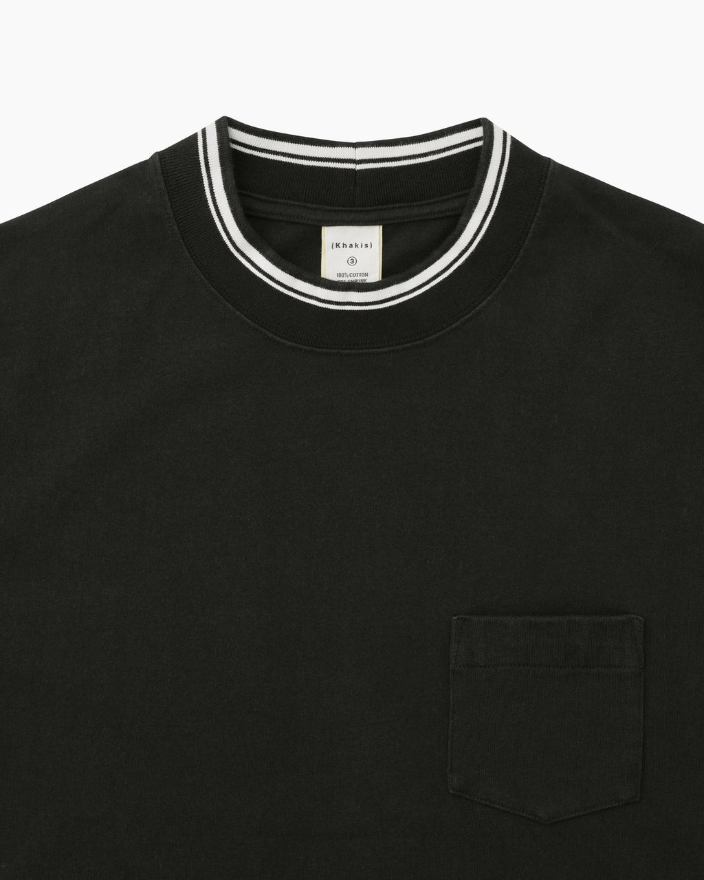 Khakis - Mockneck L/S Tee (Black) product image 2 | TRAB K-Fashion Australia